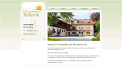 Desktop Screenshot of gaestezimmer-hollerith.de